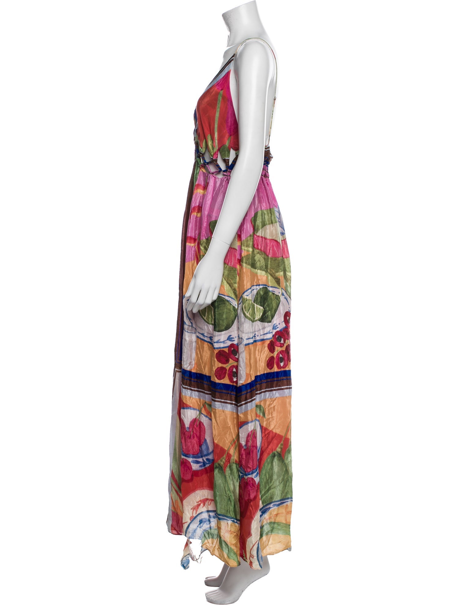 Farm Rio Printed Long Dress