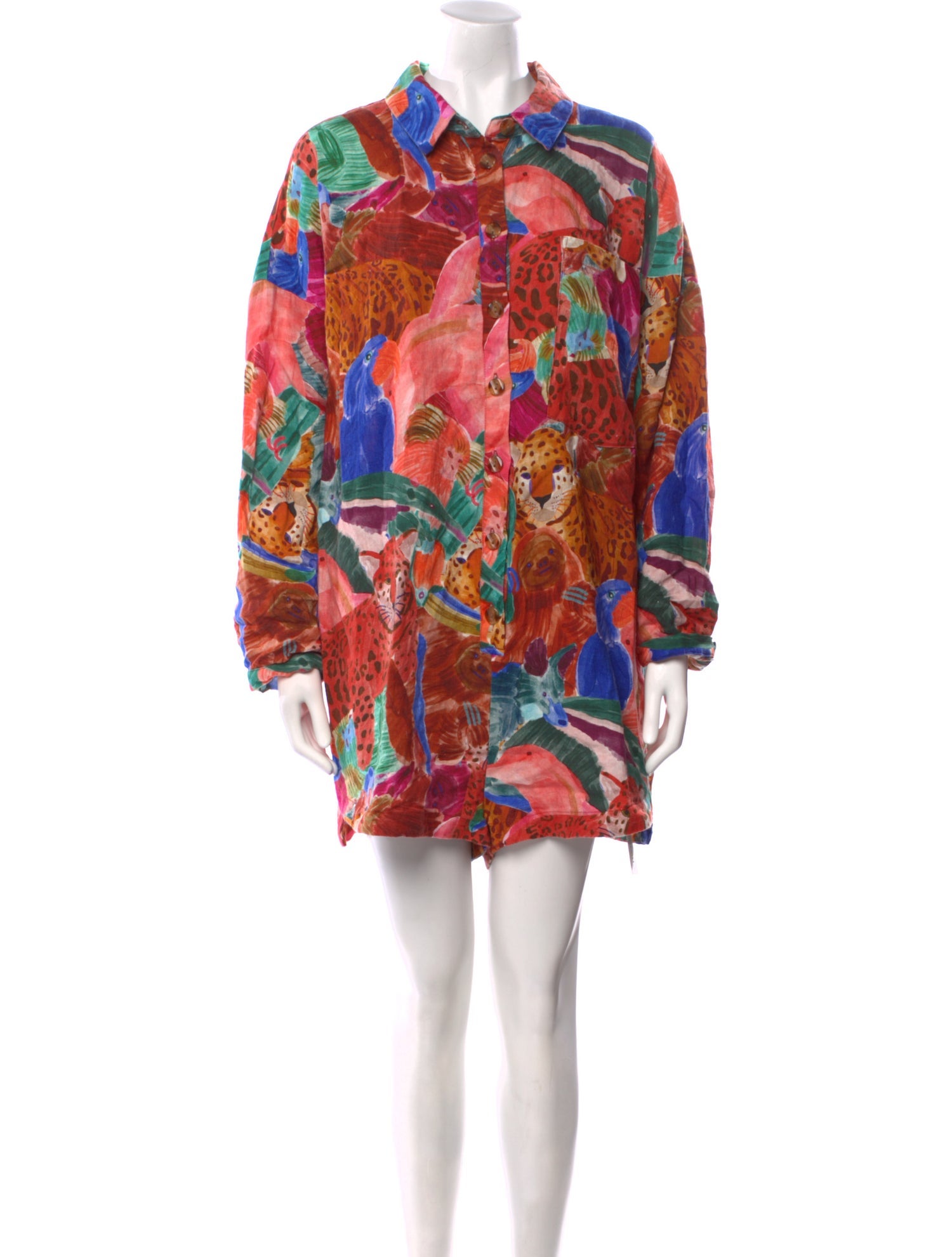 Farm Rio Linen Printed Tunic