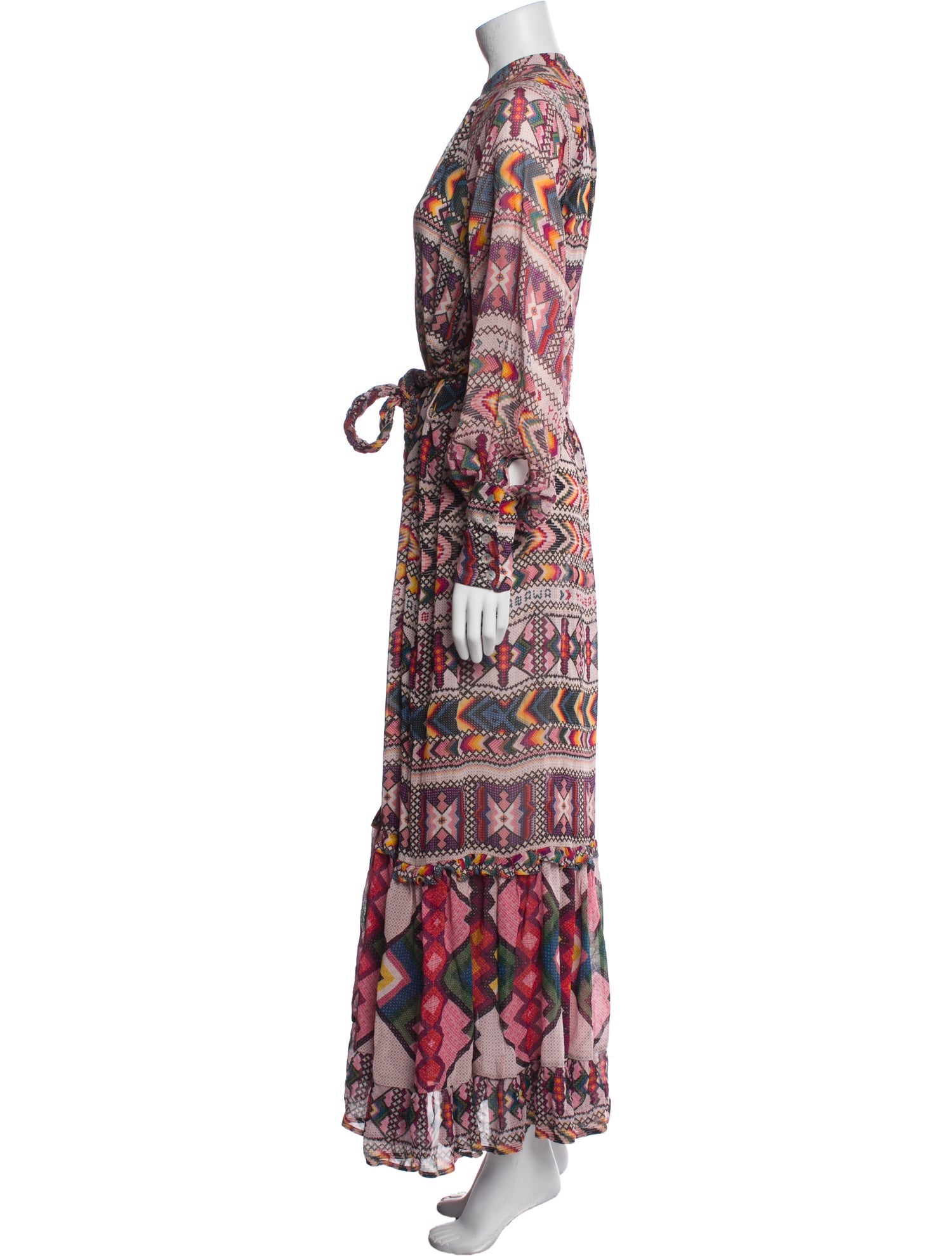 Farm Rio Printed Long Dress