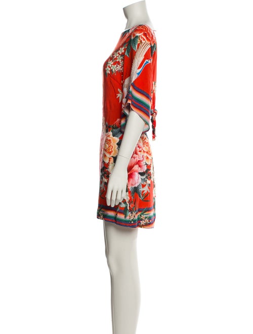 Farm Rio Floral Print Mini Dress