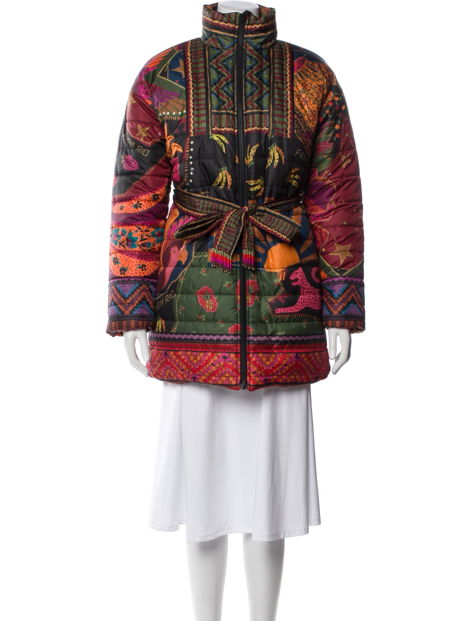 Farm Rio Printed Coat