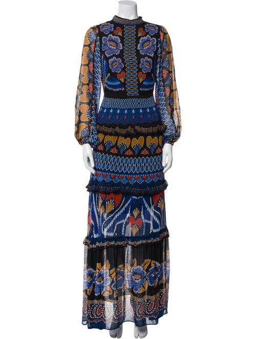 Farm Rio Printed Long Dress