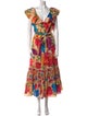 Farm Rio Floral Print Long Dress