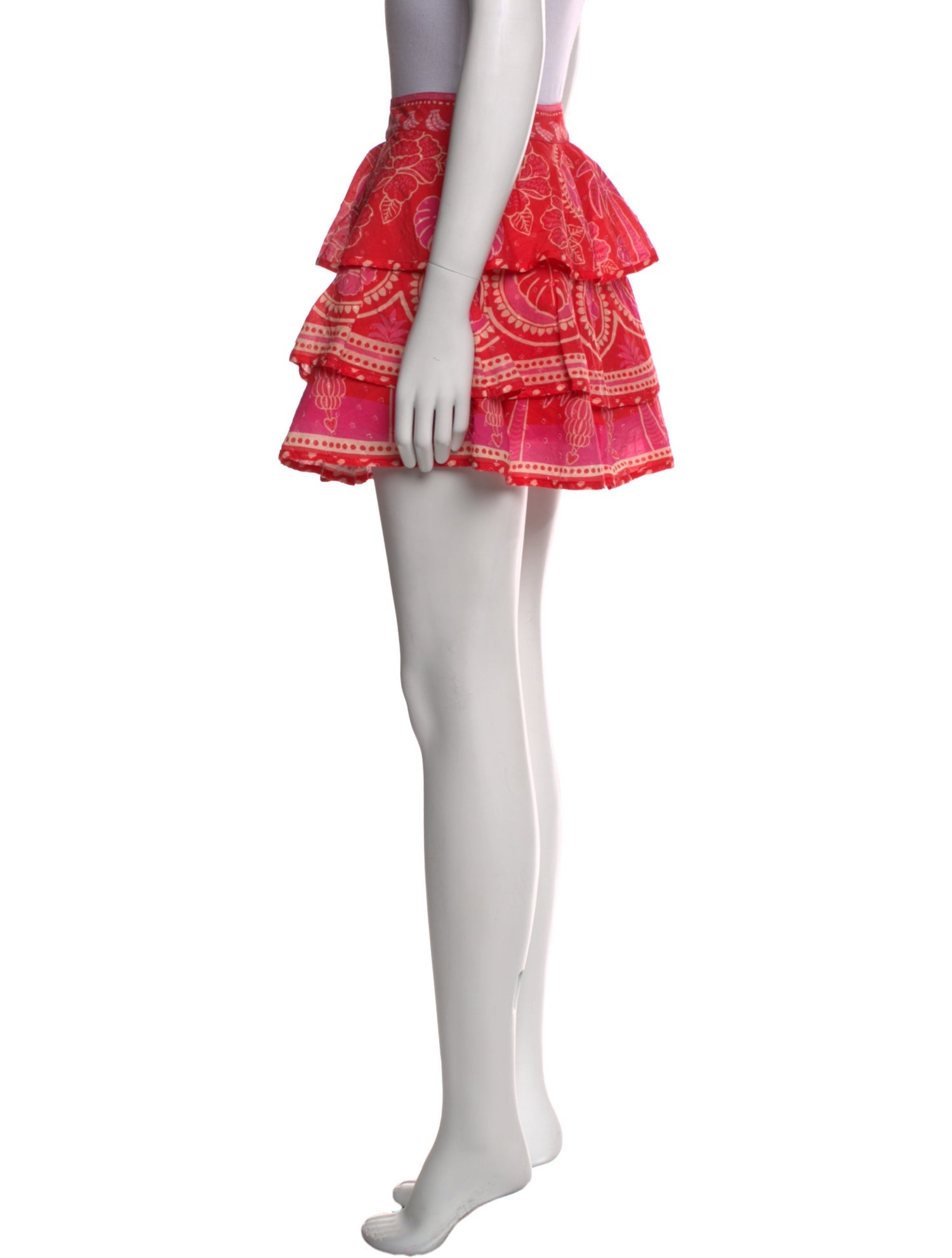 Farm Rio Printed Mini Skirt