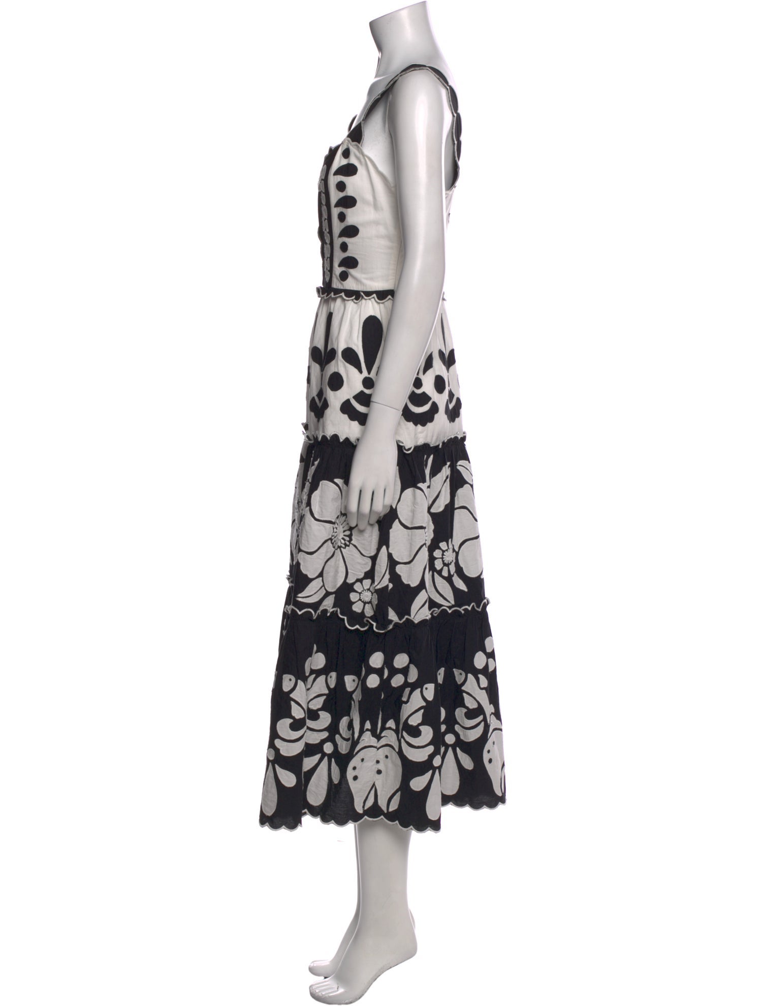 Farm Rio Printed Long Dress