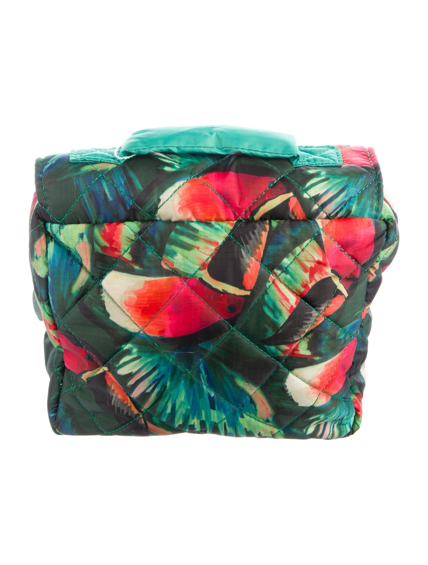 Farm Rio Pattern Print Nylon Cosmetic Bag.