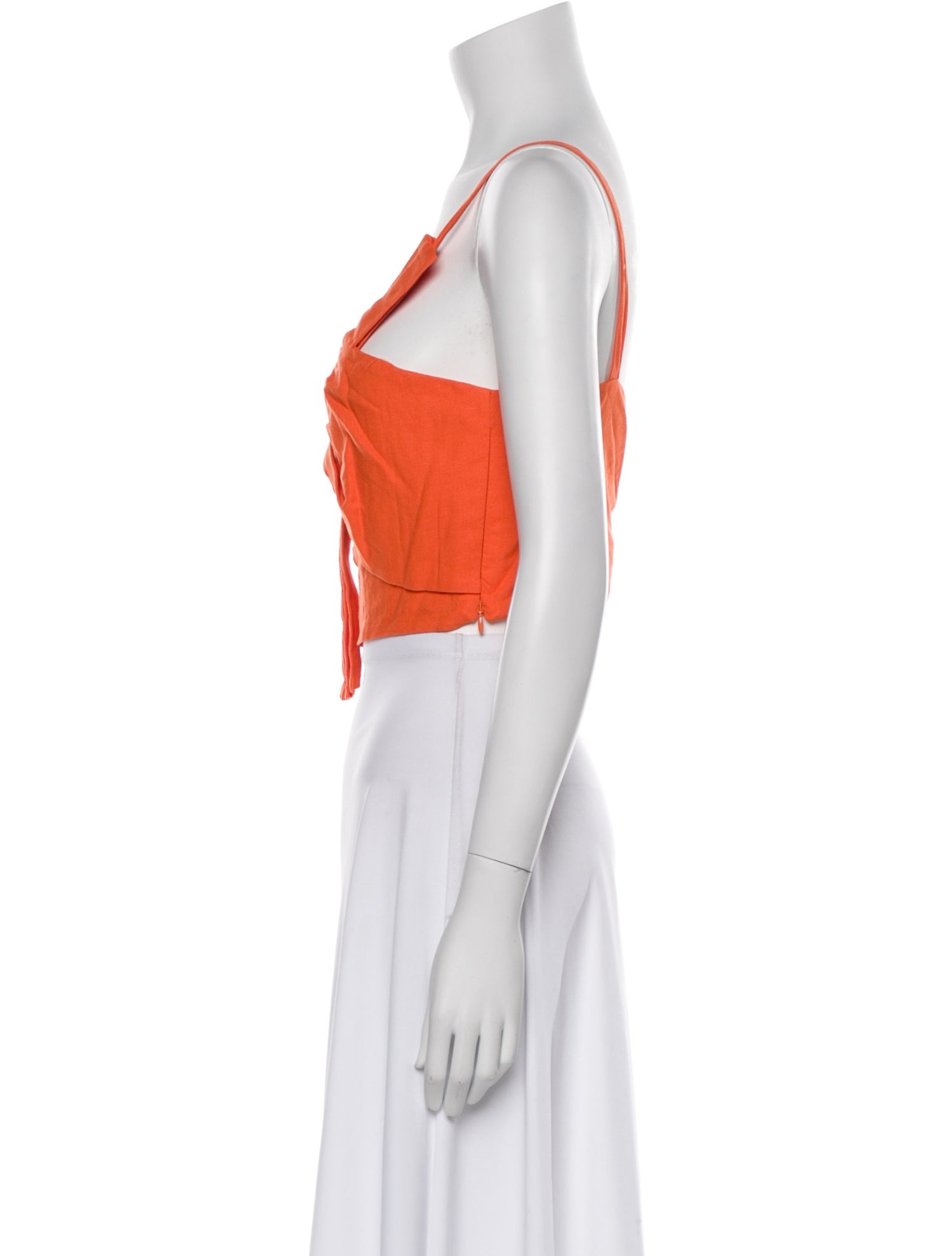 Farm Rio Square Neckline Sleeveless Crop Top w/ Tags