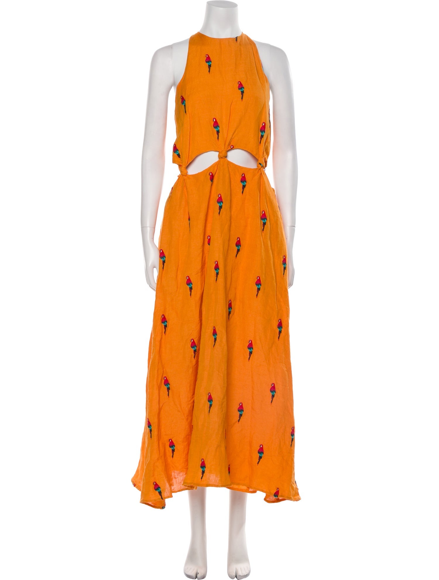 Farm Rio Floral Print Long Dress