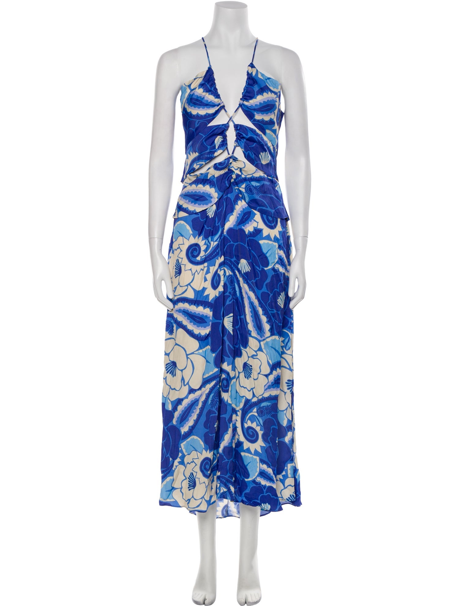 Farm Rio Printed Long Dress w/ Tags