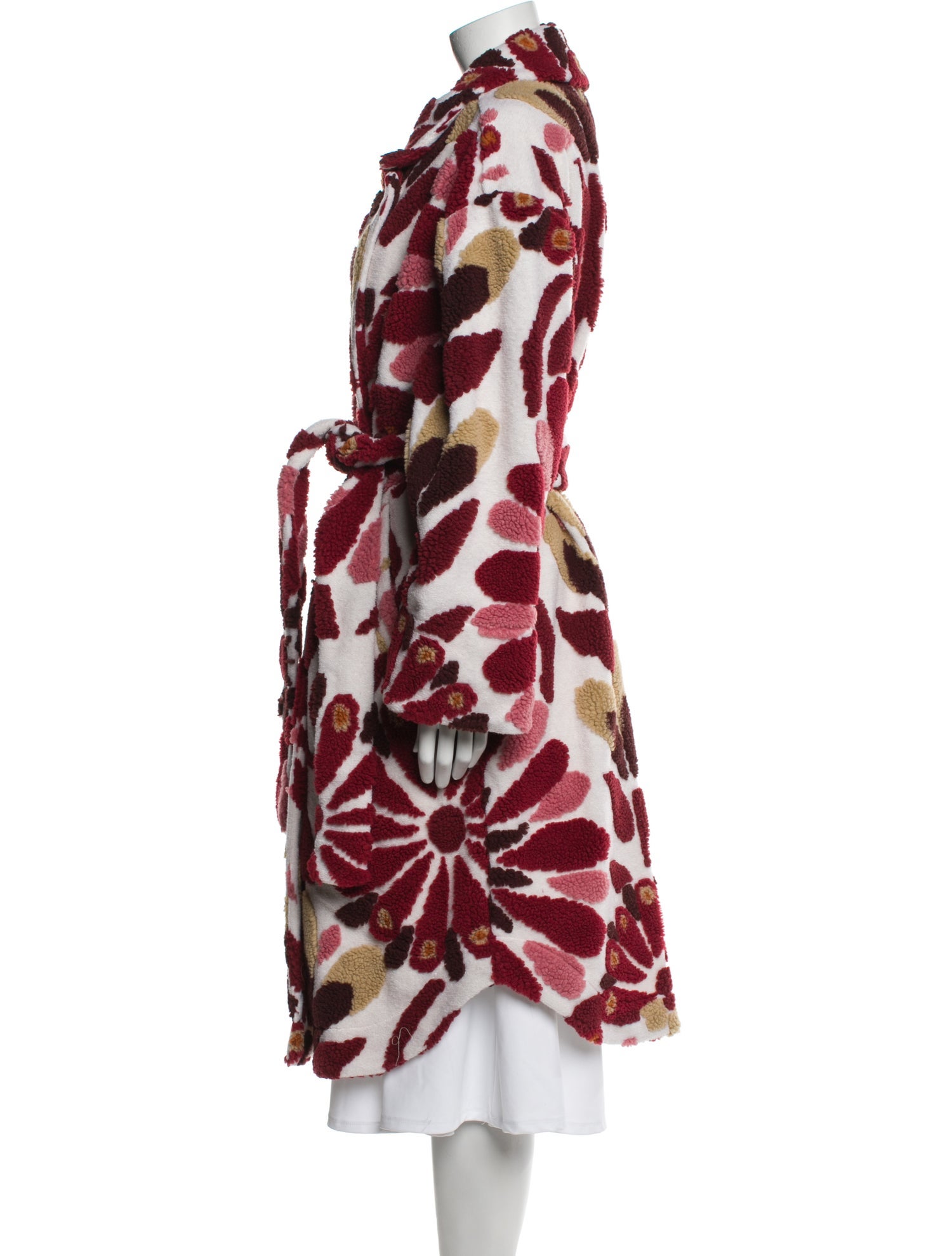 Farm Rio Animal Print Faux Fur Coat