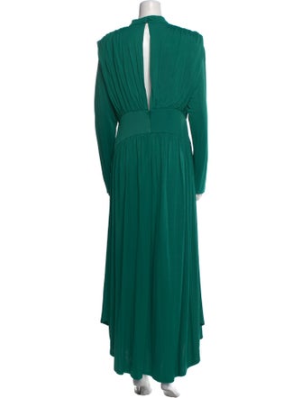 Farm Rio Mock Neck Long Dress