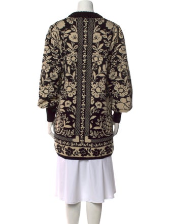 Farm Rio Printed Crew Neck Sweater