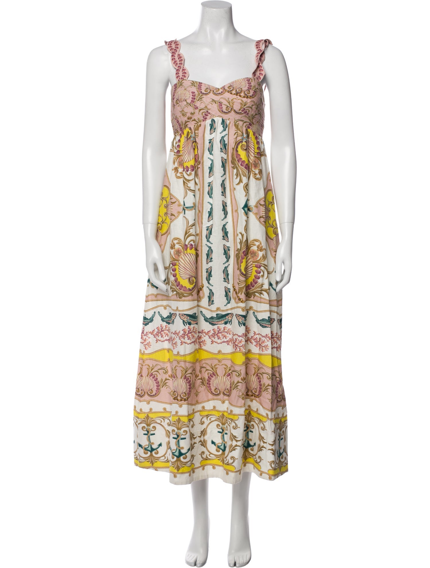 Farm Rio Printed Long Dress