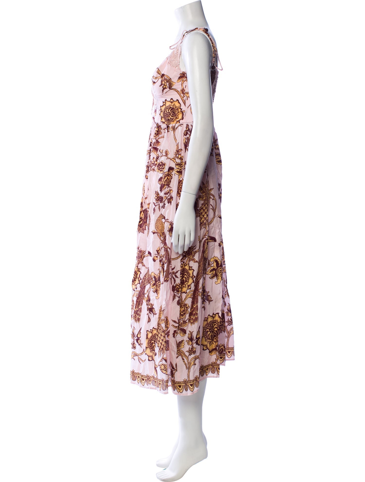 Farm Rio Floral Print Long Dress