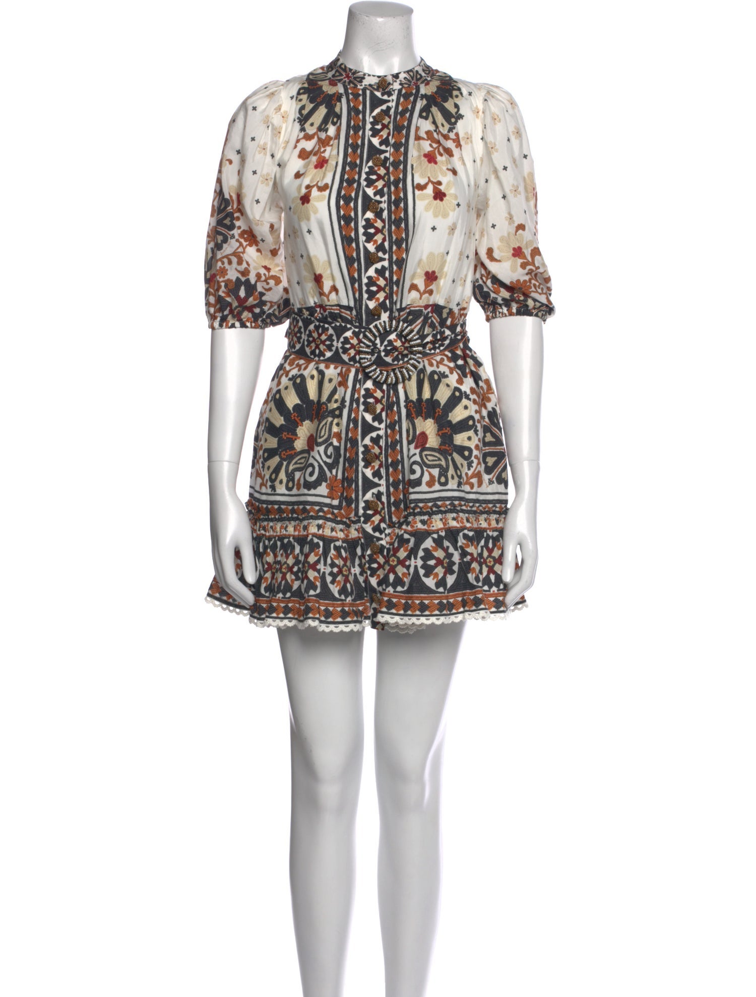 Farm Rio Printed Mini Dress