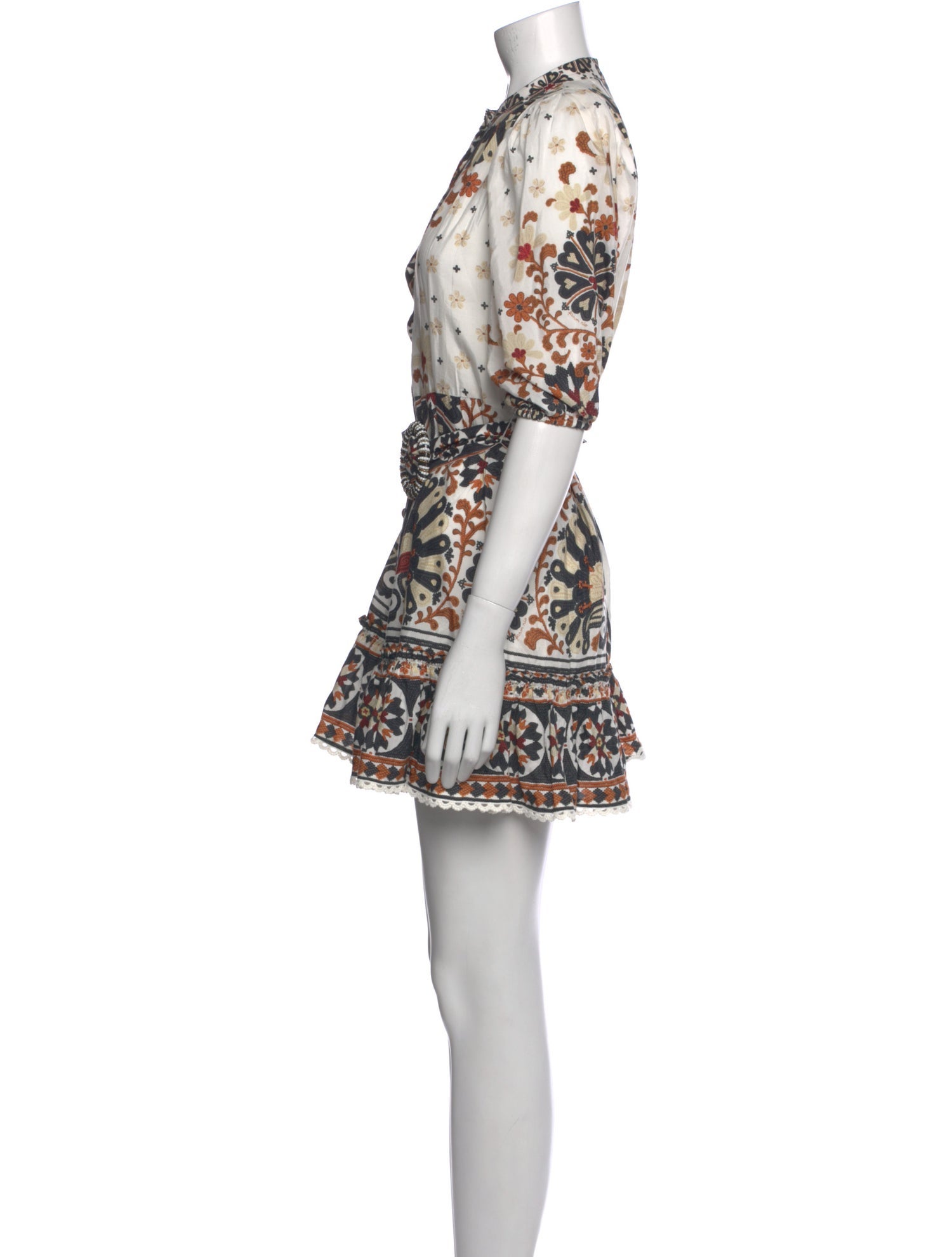 Farm Rio Printed Mini Dress