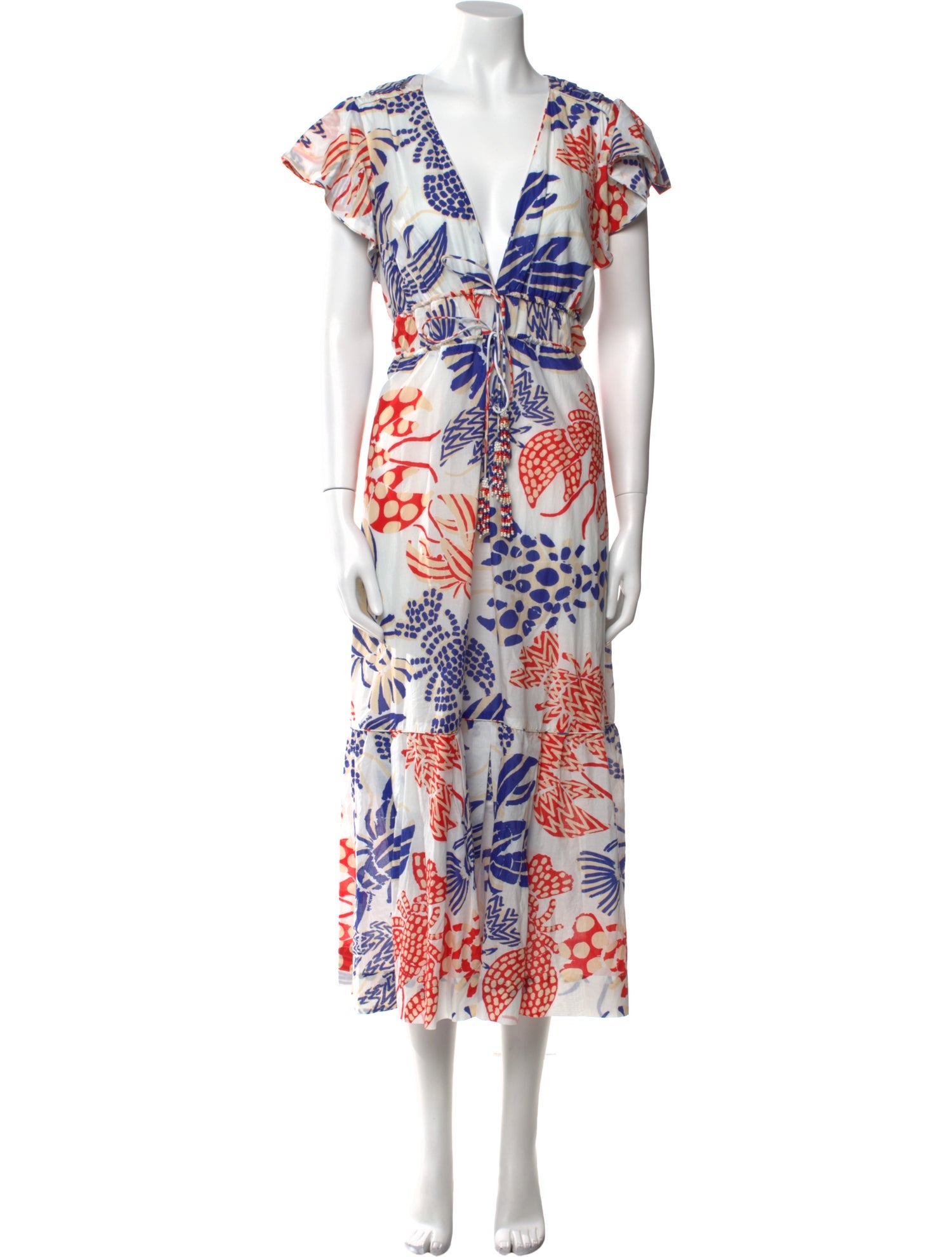 Farm Rio Printed Long Dress w/ Tags