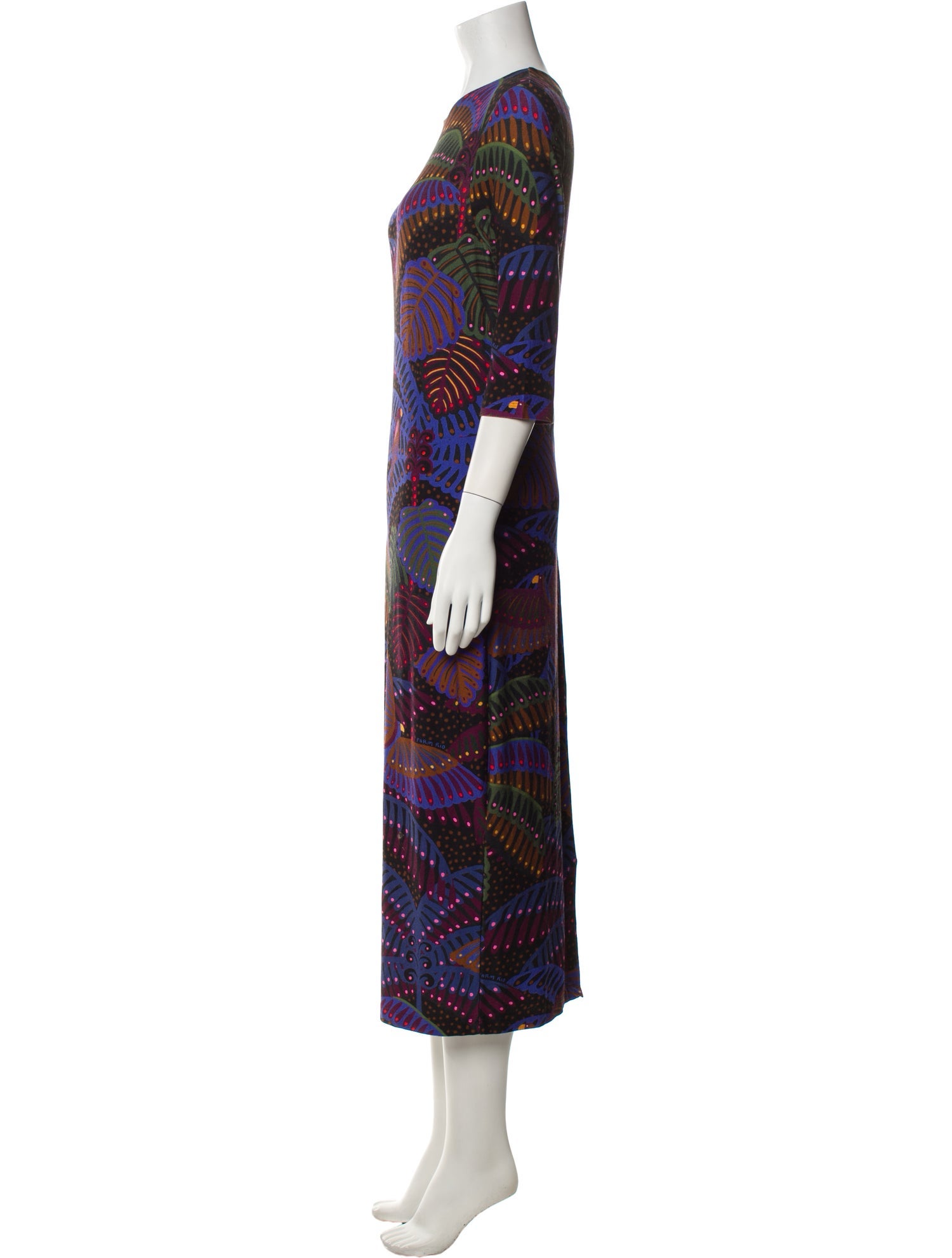 Farm Rio Printed Long Dress