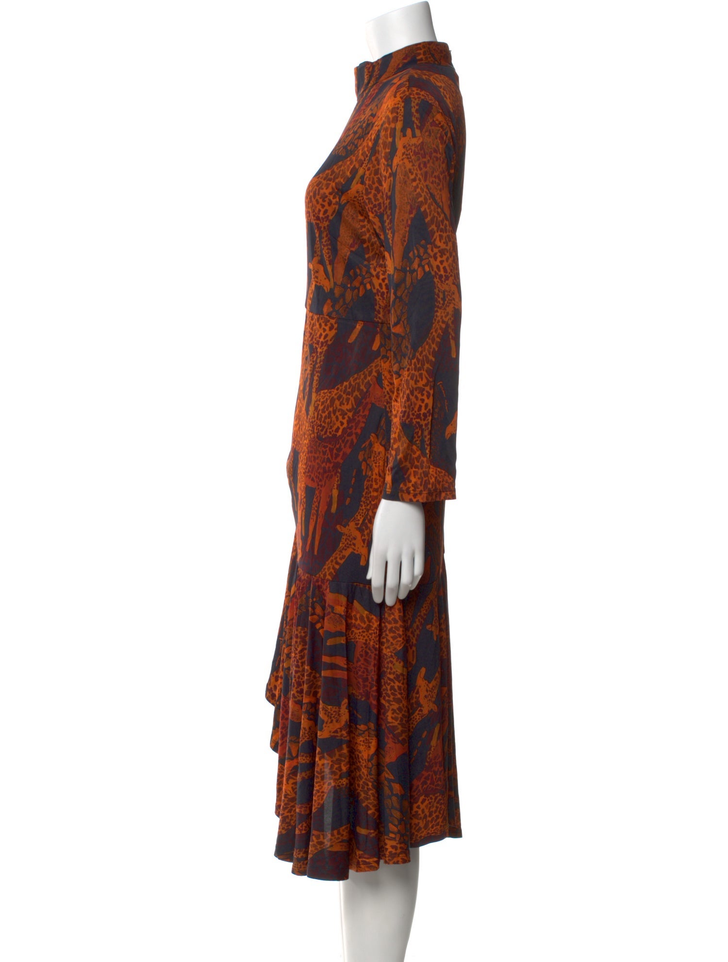 Farm Rio Paisley Print Midi Length Dress