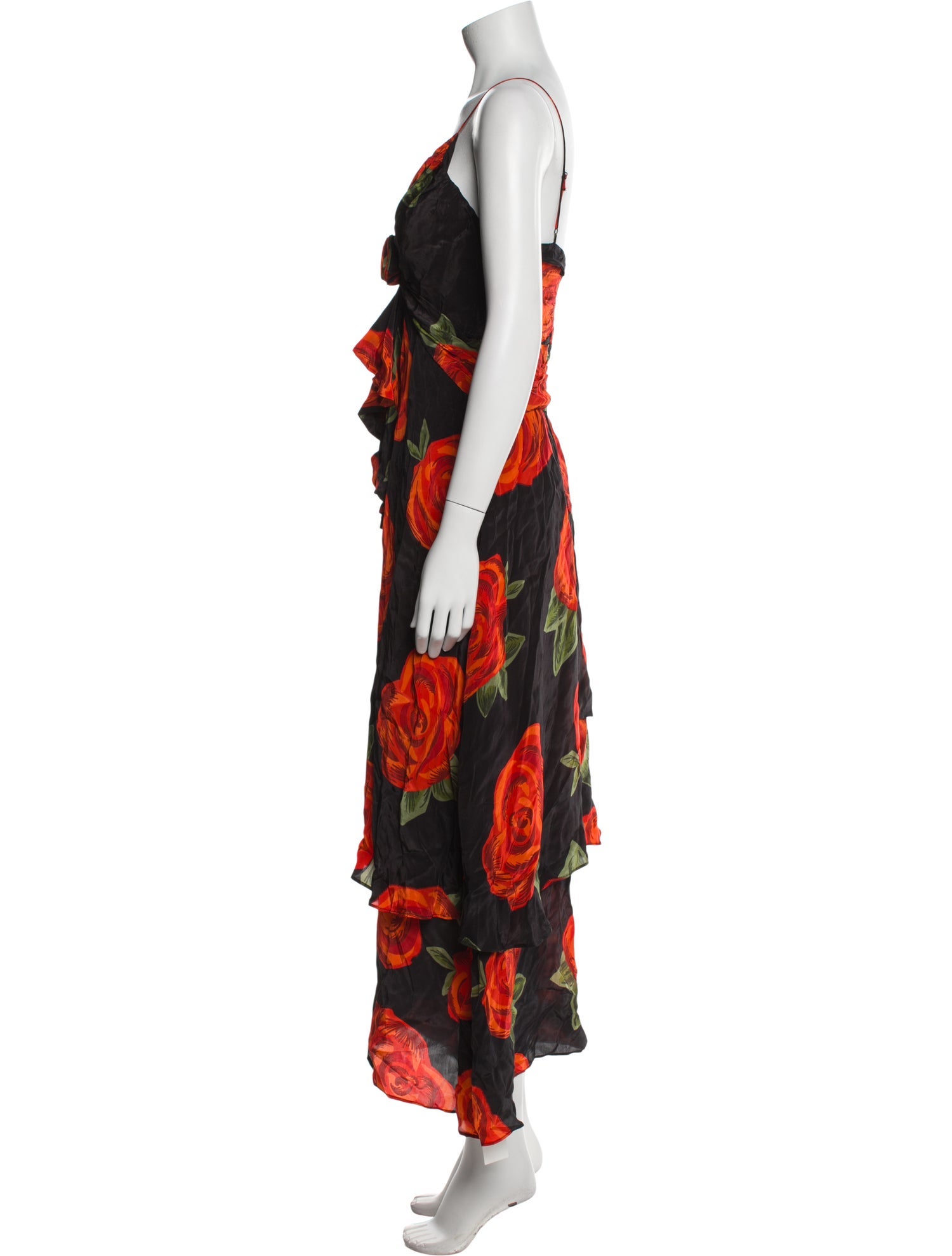 Farm Rio Floral Print Long Dress