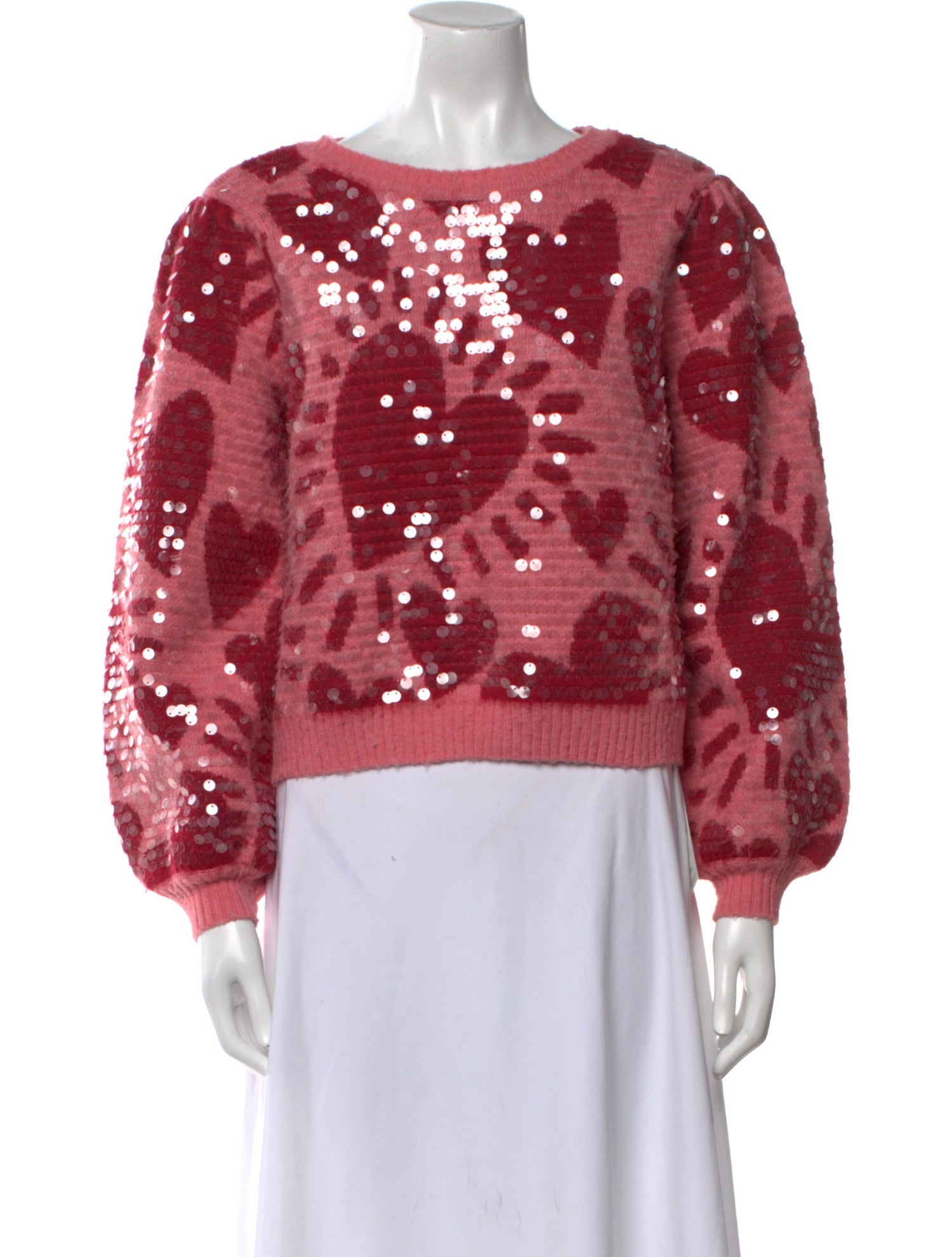 Farm Rio Printed Crew Neck Sweater