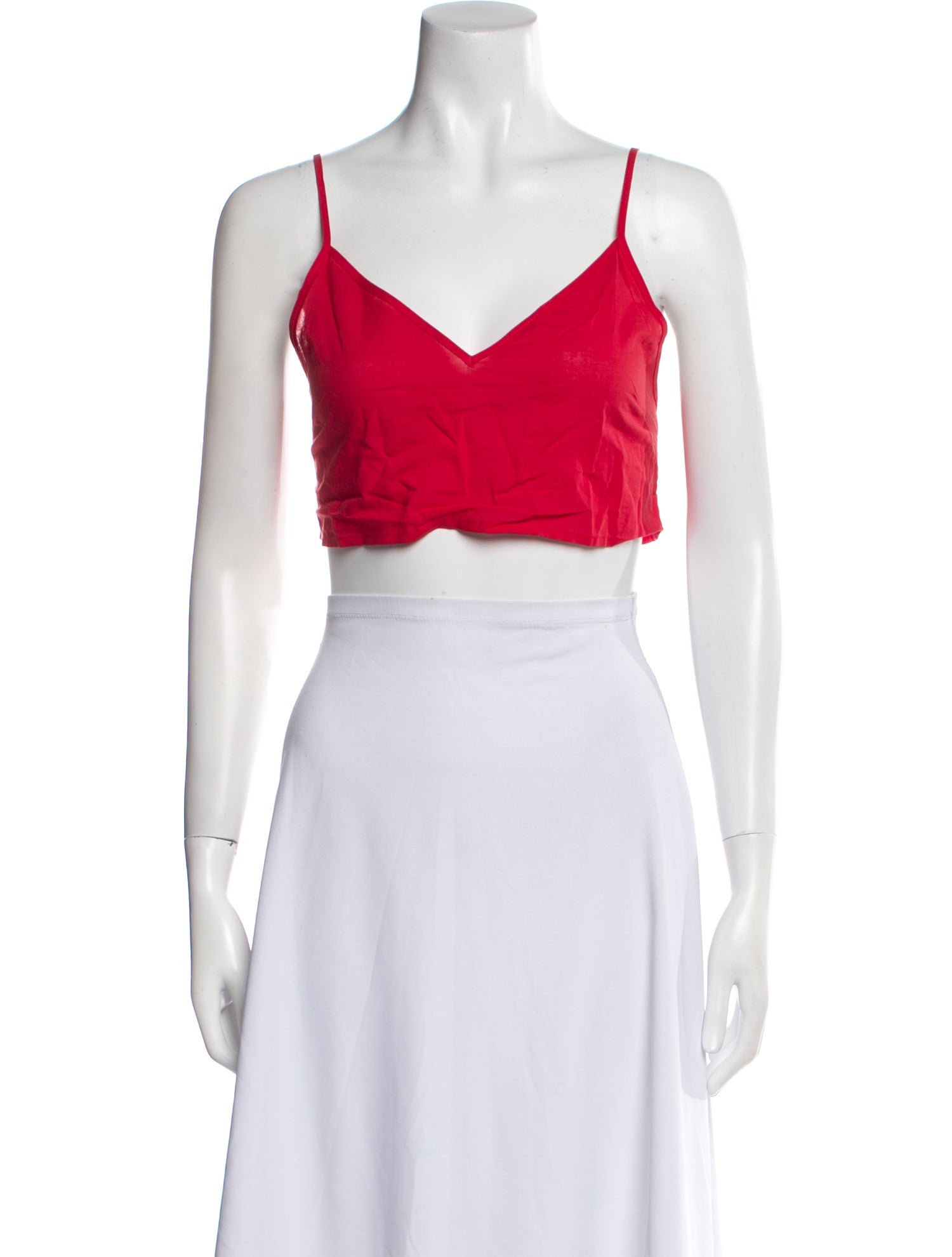 Farm Rio V-Neck Sleeveless Crop Top