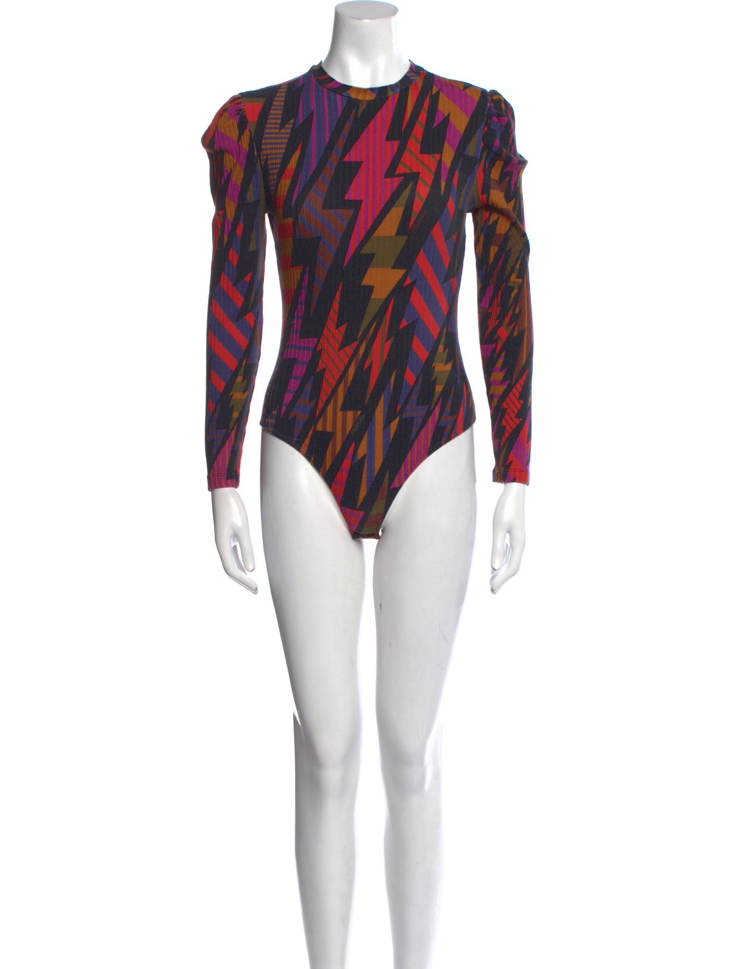 Farm Rio Printed Crew Neck Bodysuit