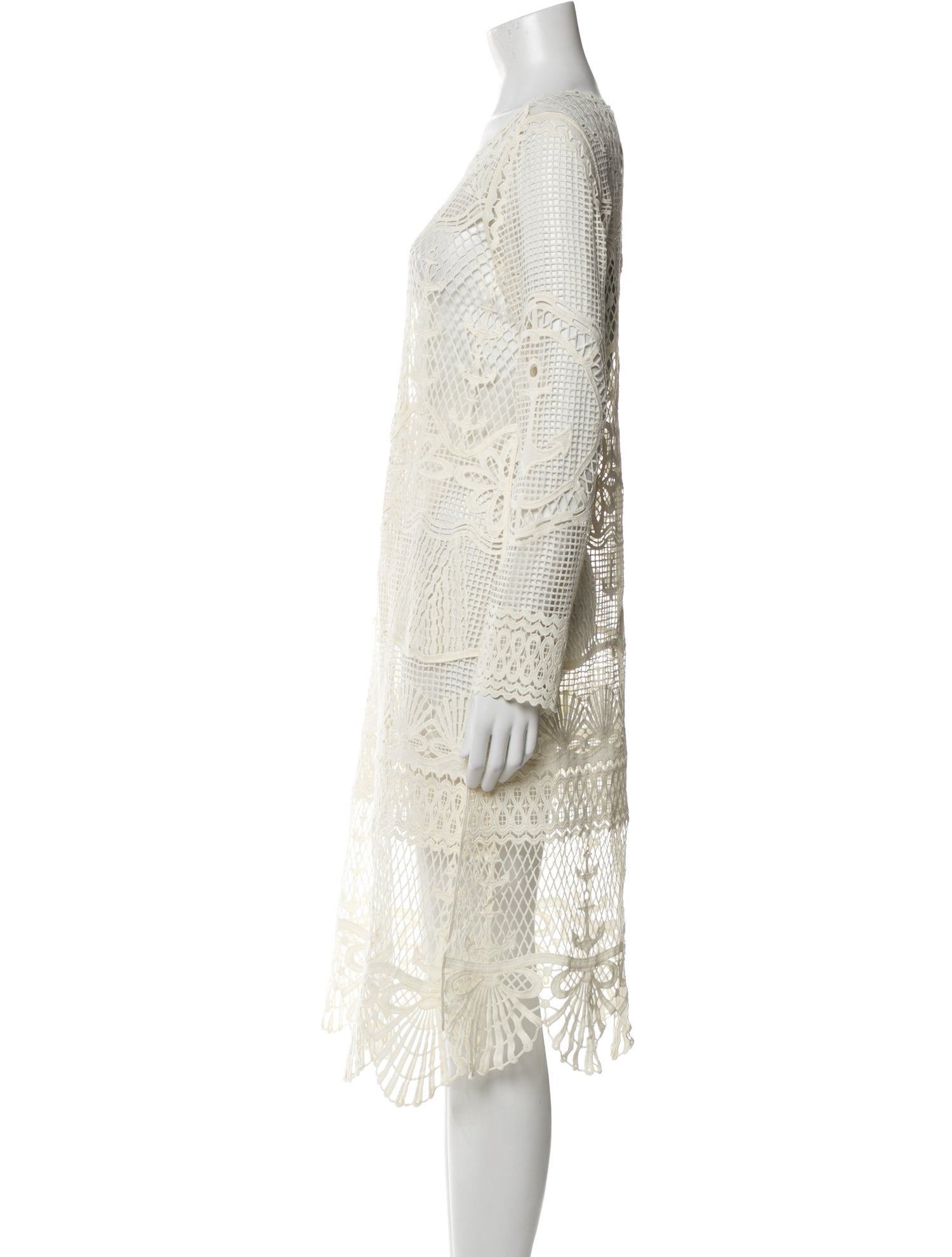 Farm Rio Crochet Midi Length Dress w/ Tags