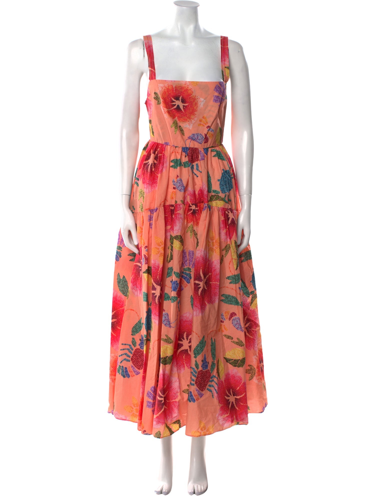 Farm Rio Floral Print Mini Dress