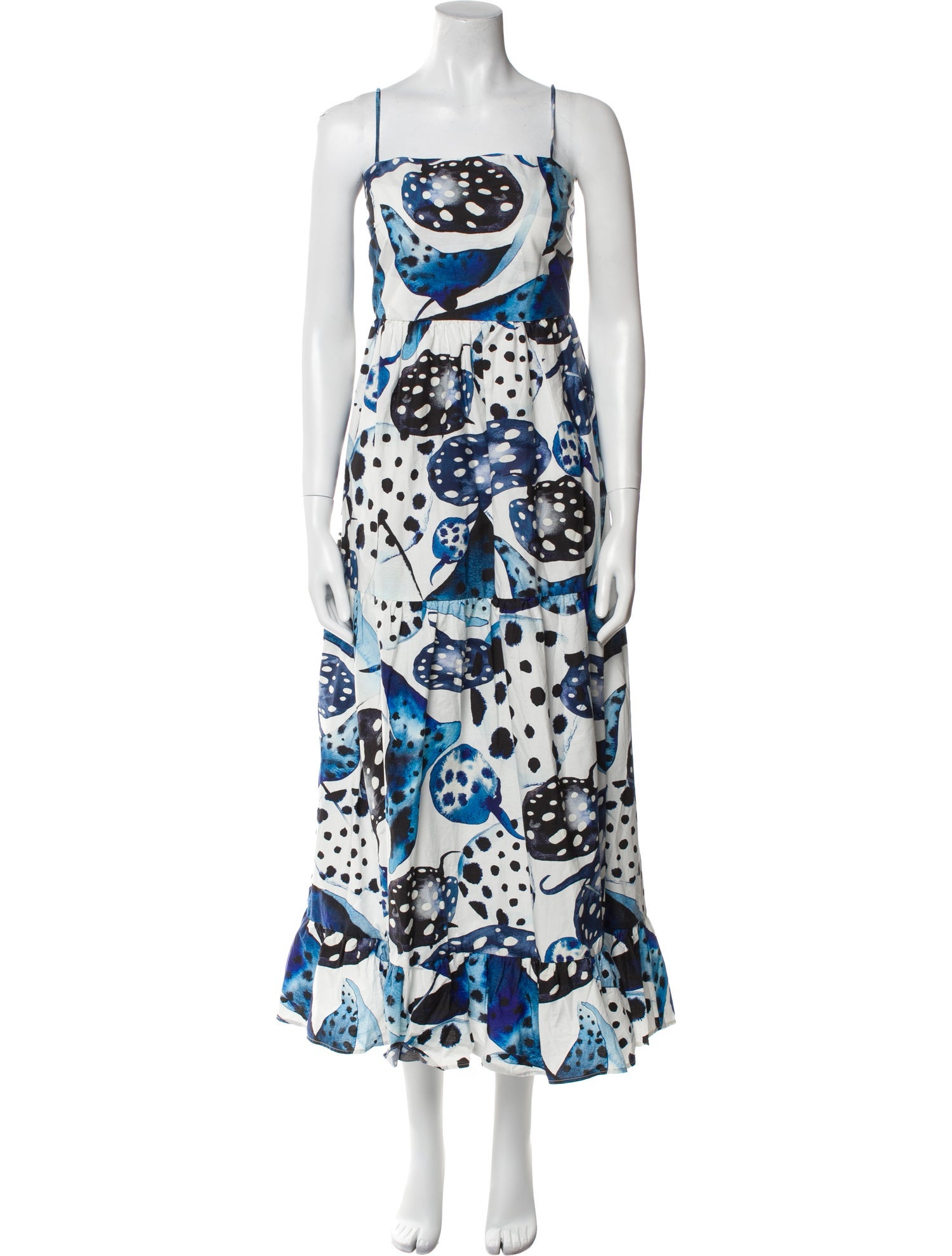 chinese dress ladies Farm Rio Embroidered Lace Front Bow Maxi Dress main image 0