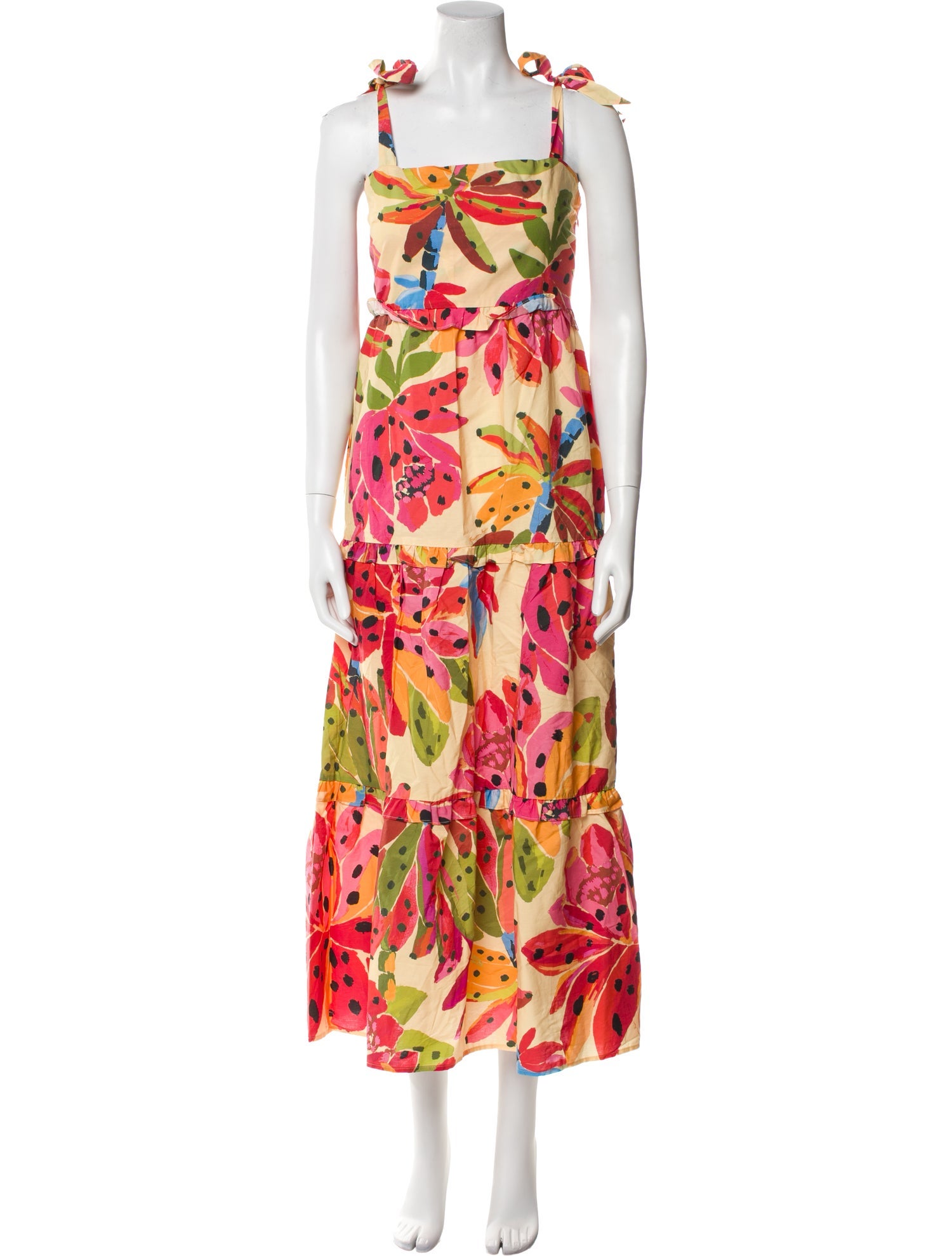 strapless open back dress Helen Midi Dress main image 1