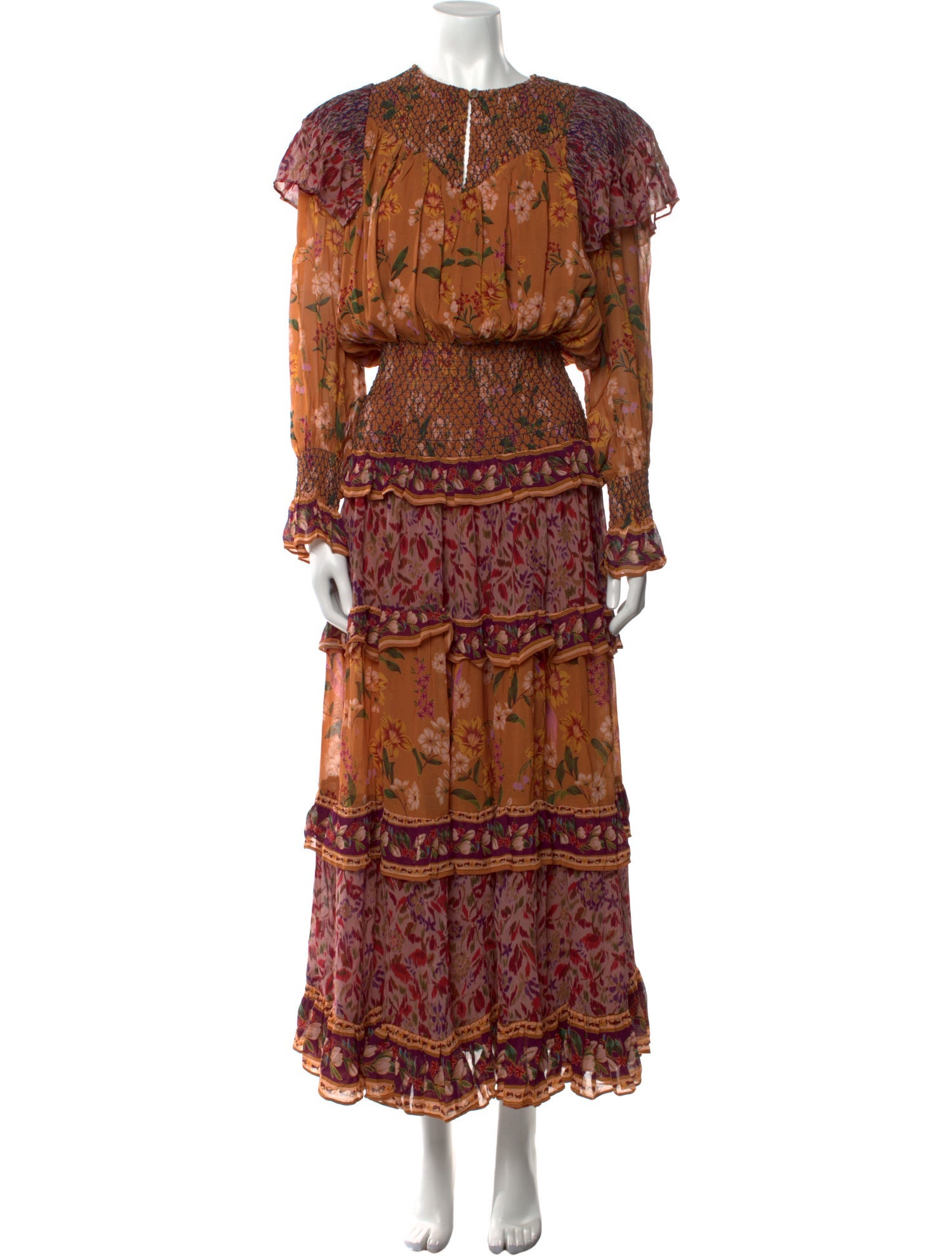 Farm Rio Paisley Print Long Dress w/ Tags