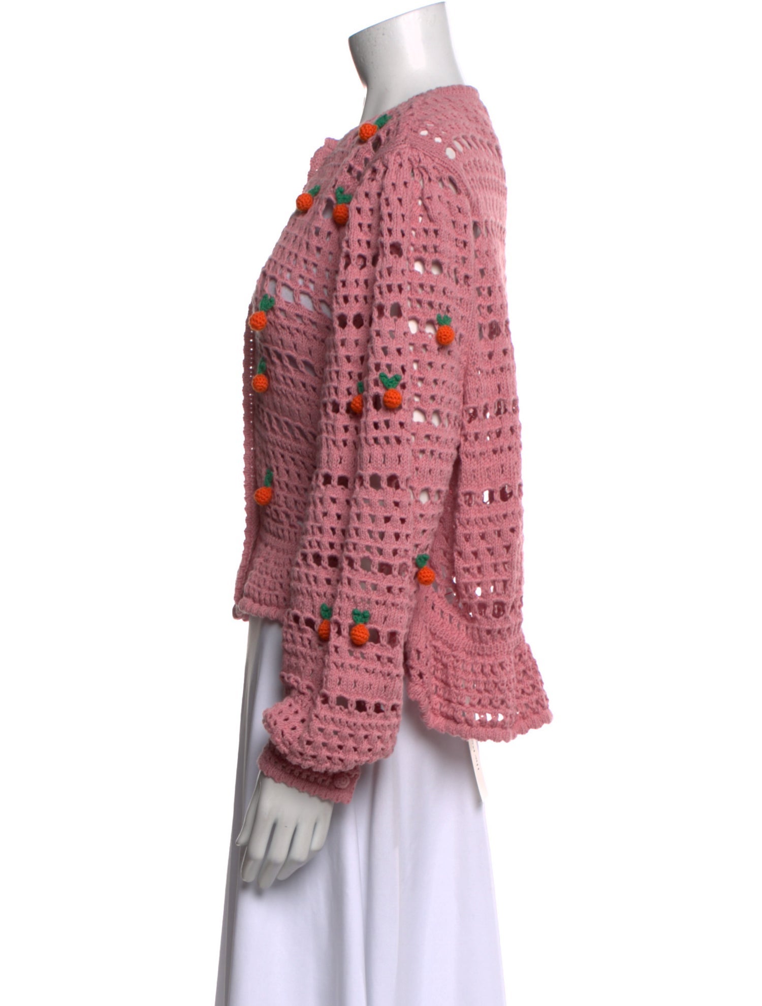 Farm Rio Patterned Crew Neck Sweater