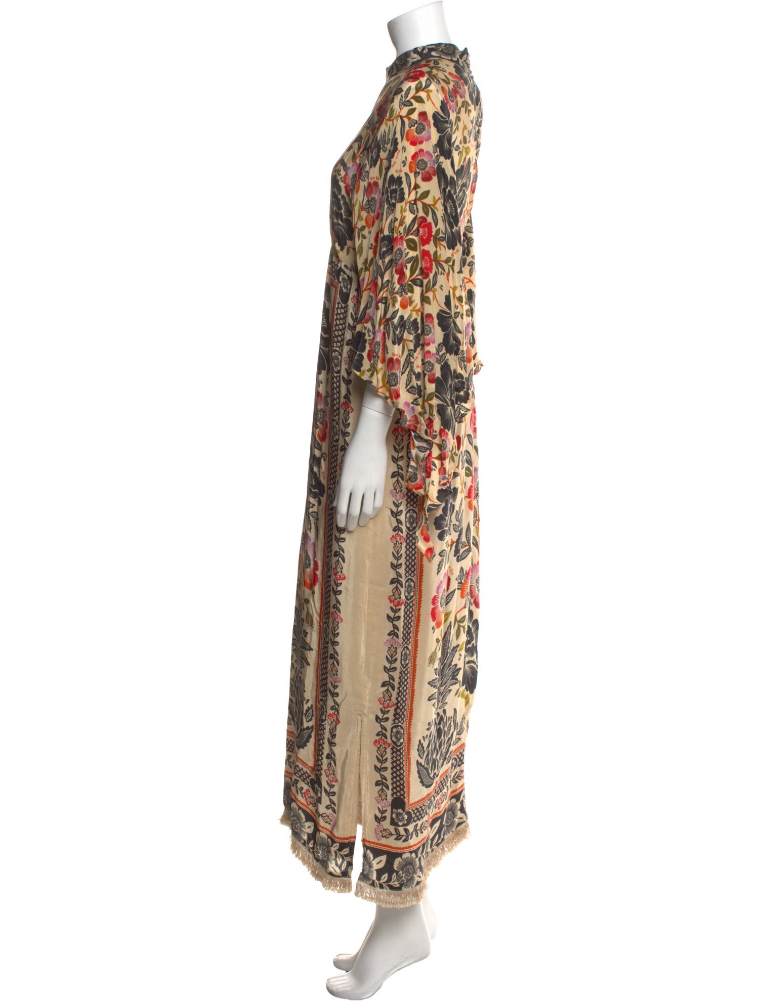 Farm Rio Floral Print Long Dress w/ Tags