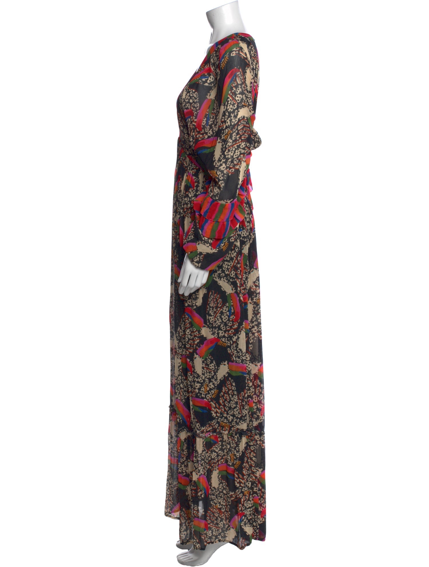 Farm Rio Printed Long Dress