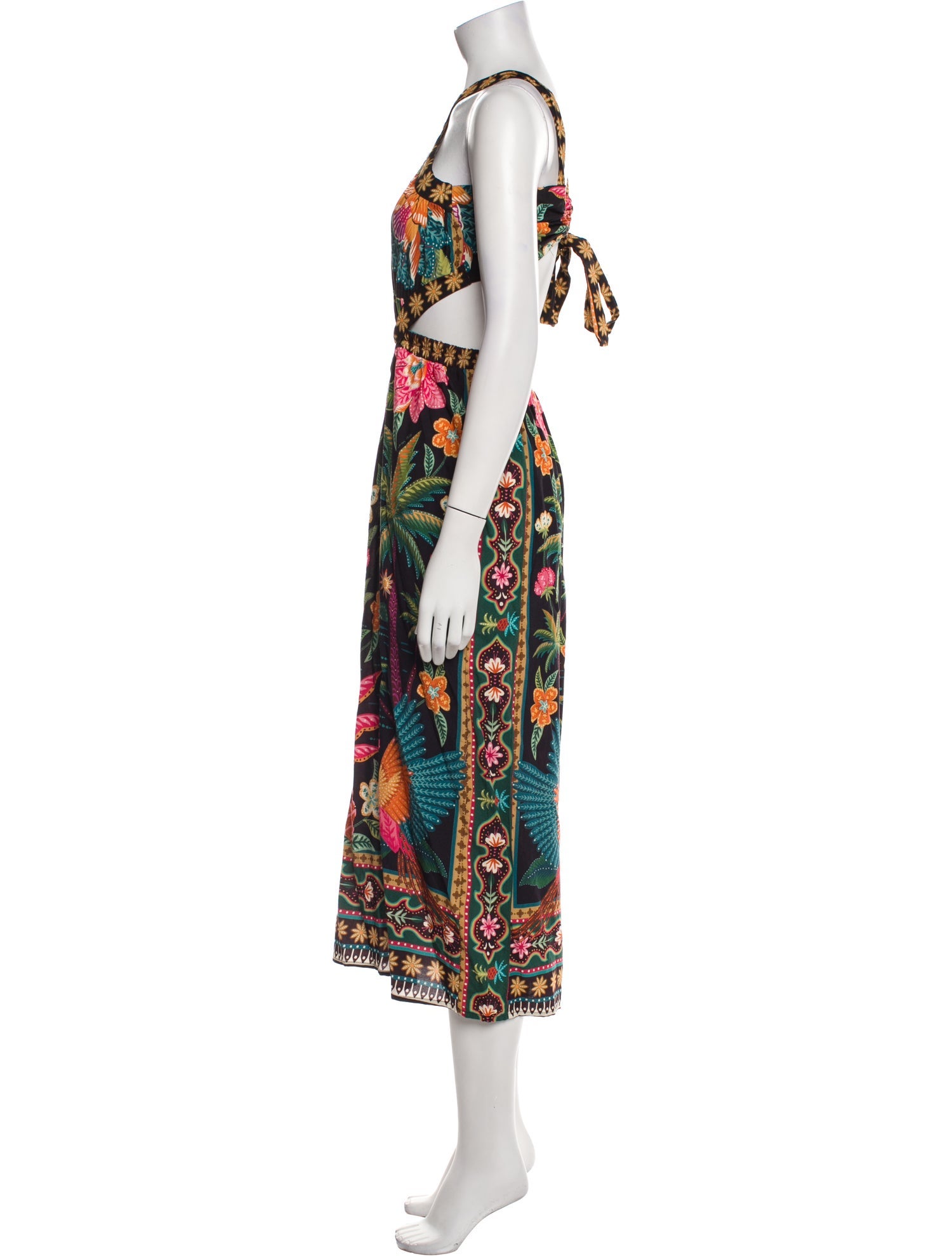 Farm Rio Printed Long Dress