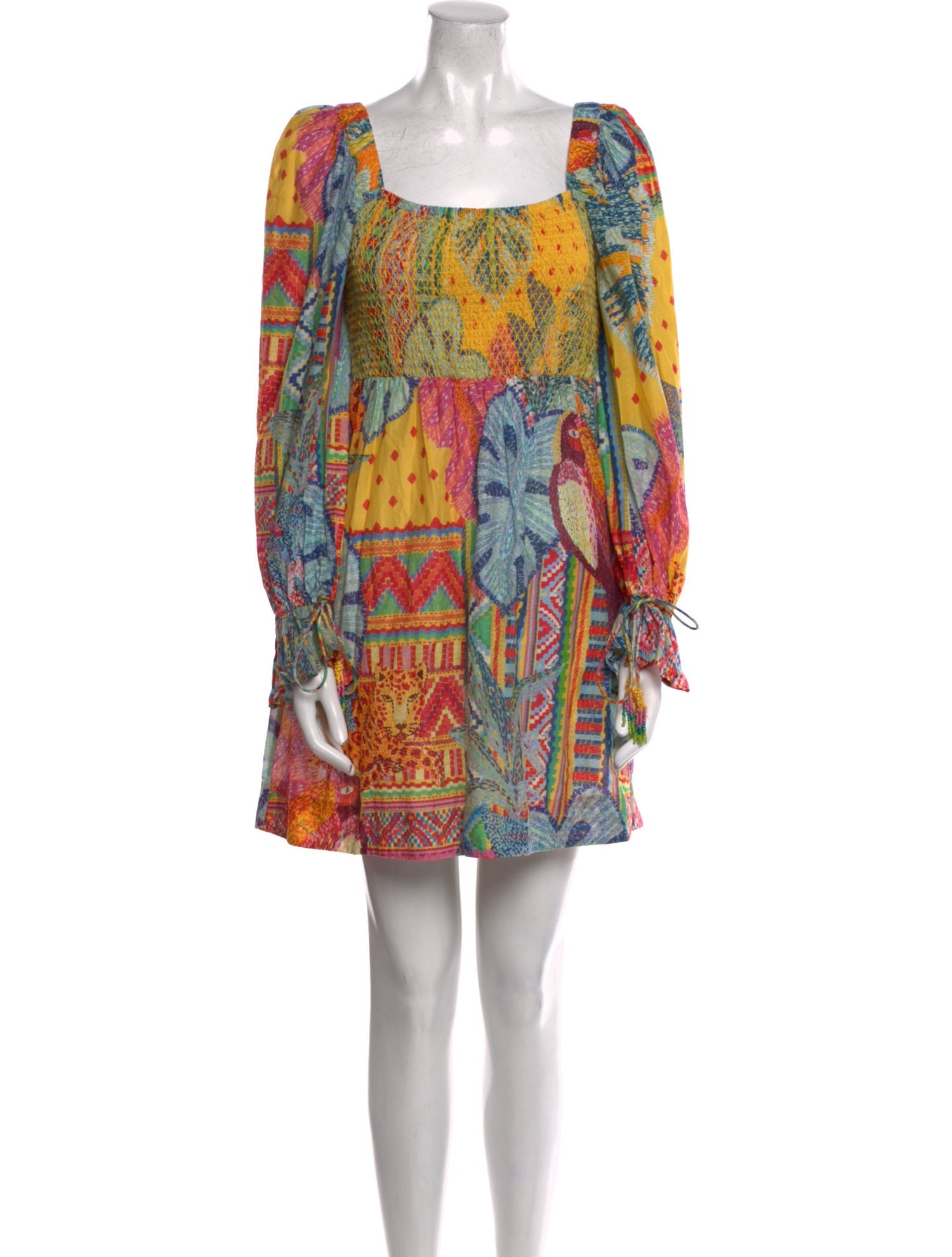 Farm Rio Printed Mini Dress