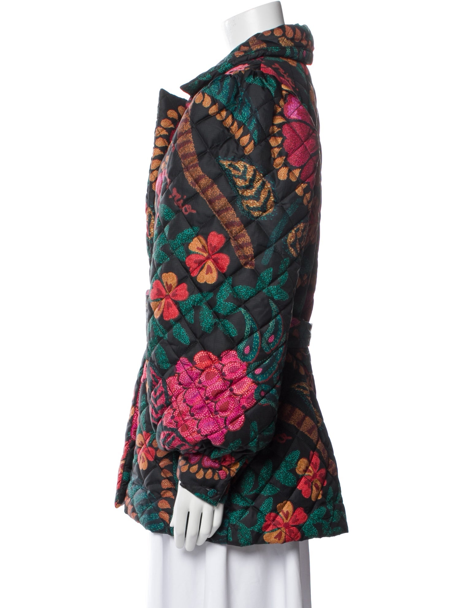 Farm Rio Floral Print Evening Jacket