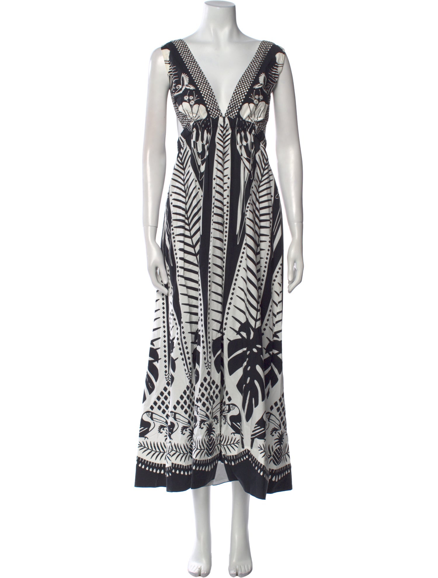 Farm Rio Printed Long Dress