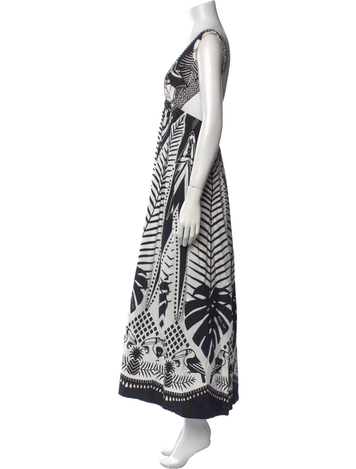 Farm Rio Printed Long Dress