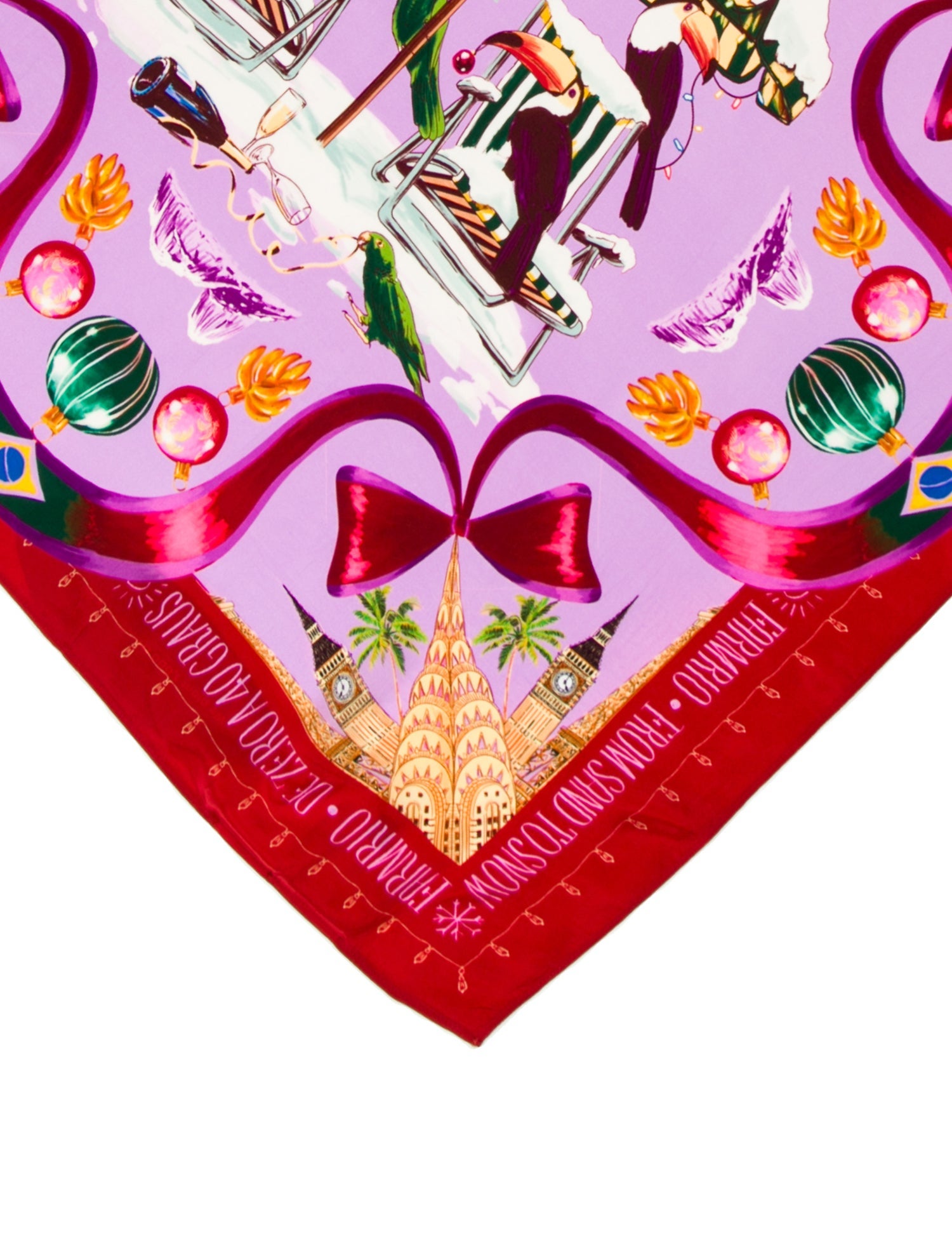 Farm Rio Printed Scarf w/ Tags