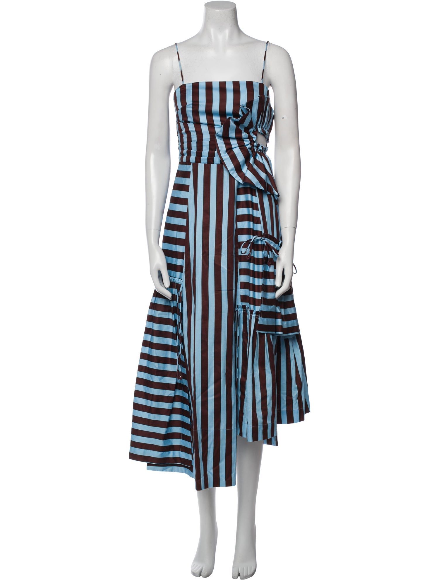 Farm Rio Striped Long Dress
