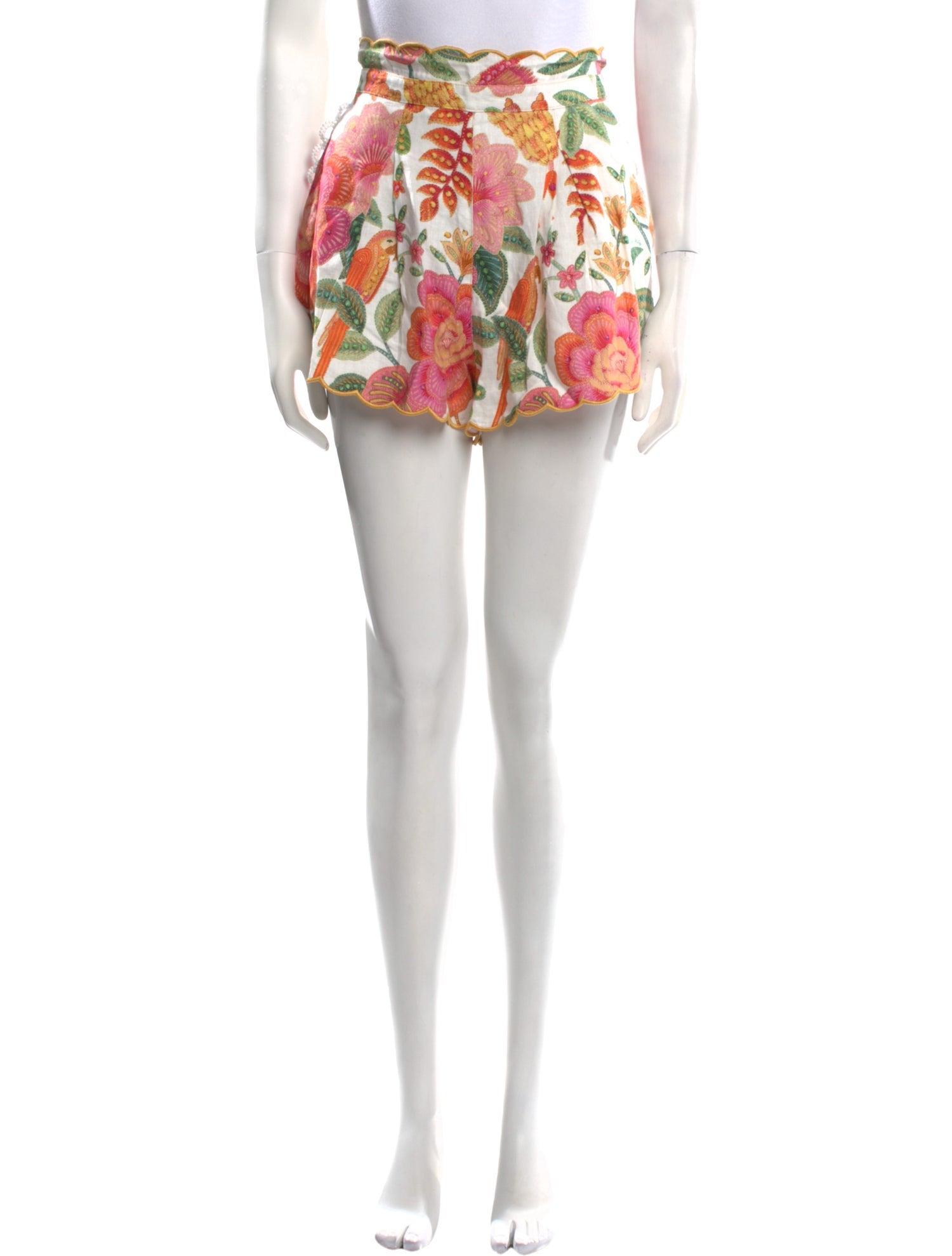 Farm Rio Linen Mini Shorts