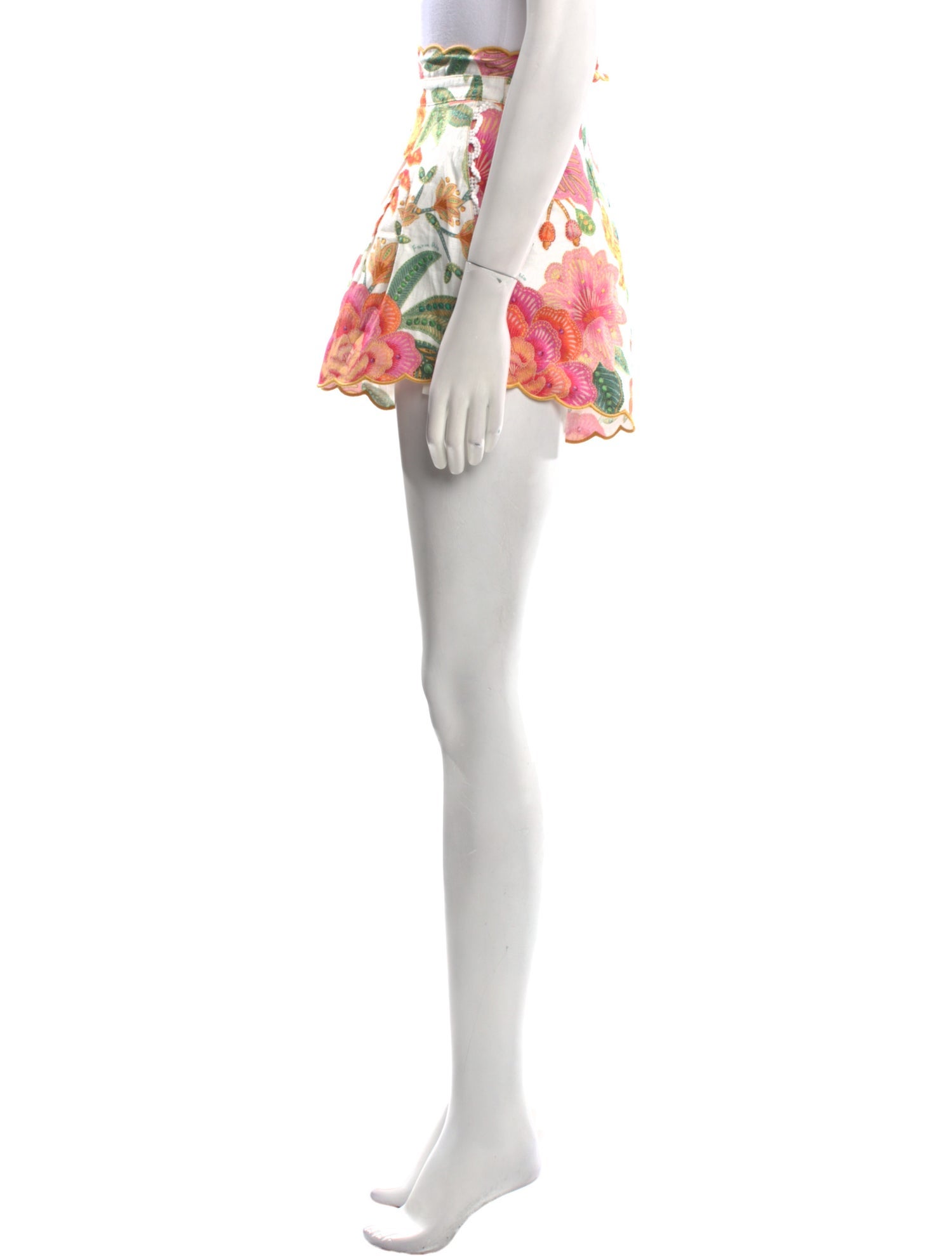 Farm Rio Linen Mini Shorts