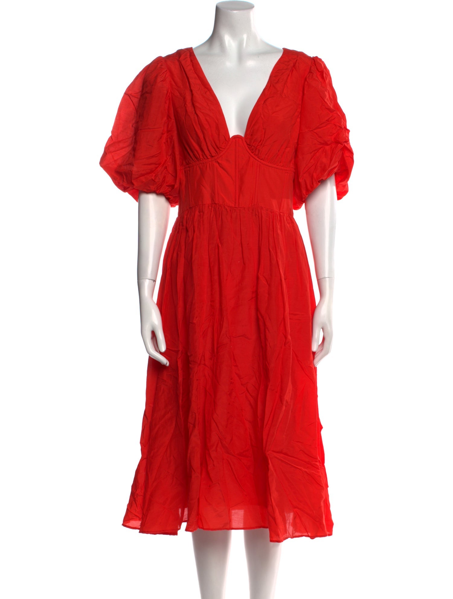 Farm Rio V-Neck Midi Length Dress