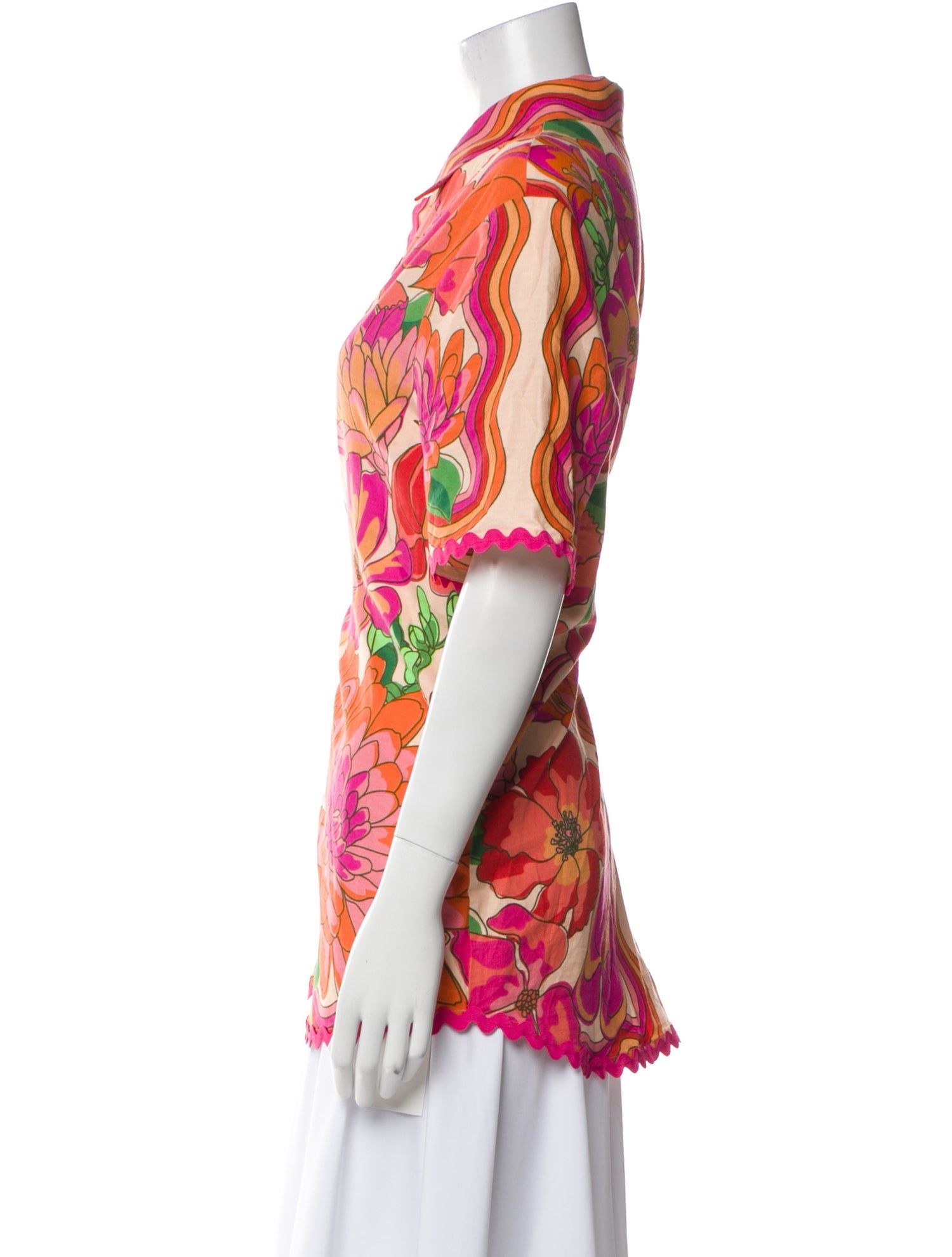 Farm Rio Linen Printed Tunic