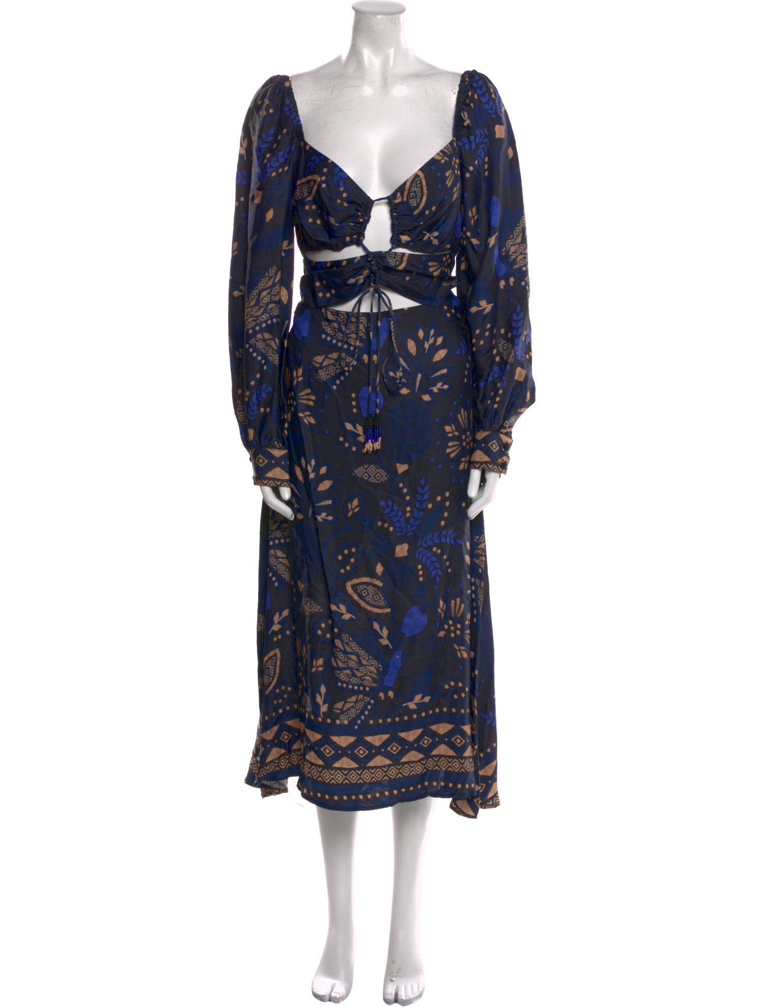 Farm Rio Printed Long Dress w/ Tags