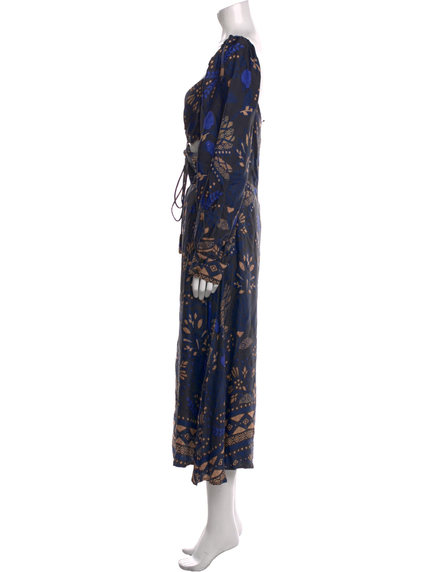 Farm Rio Printed Long Dress w/ Tags