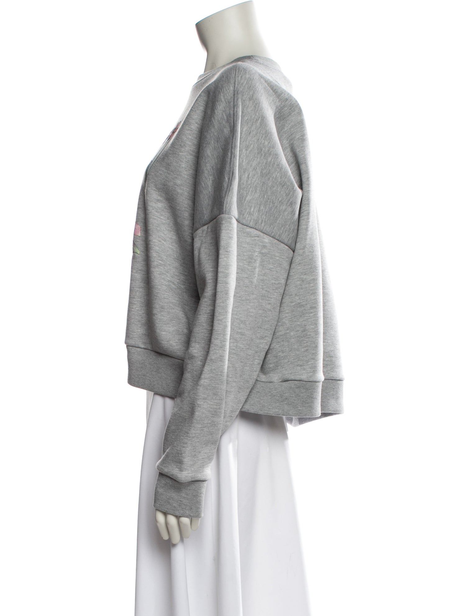 Farm Rio Graphic Print Bateau Neckline Sweatshirt w/ Tags