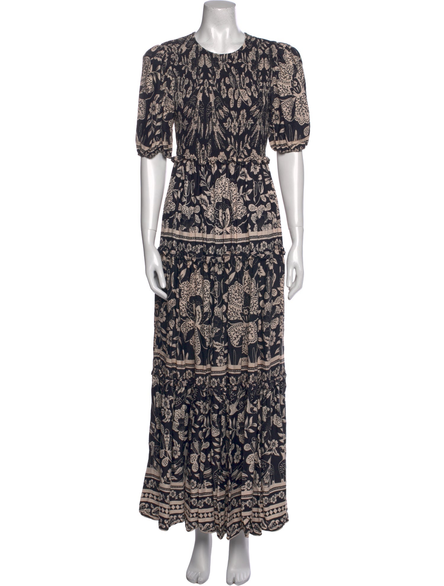 Farm Rio Printed Long Dress